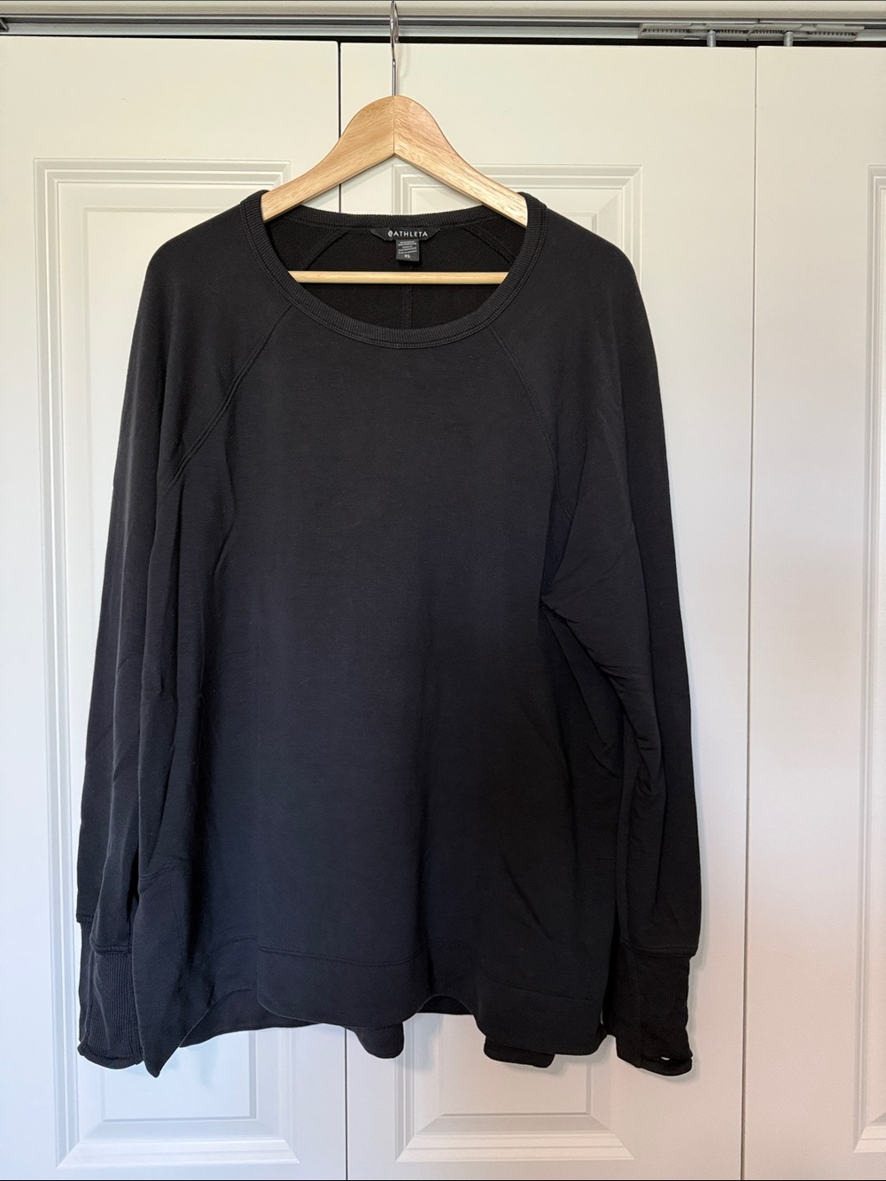 Athleta Black Coaster Luxe Sweatshirt